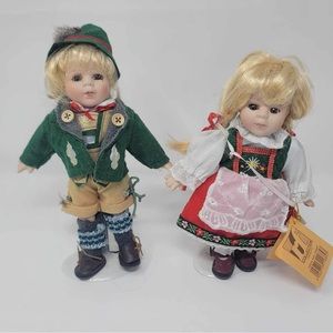 Porcelain Dolls Hansel and Gretel